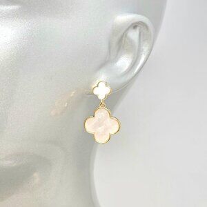 😍NEW Clover Release 2026 Gold & Mother of Pearl CloverEarring